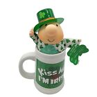 St Patrick Day Ziggy Irish doll and Beer Mug 6" Kiss Me I'm Irish 