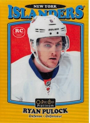 2016-17 O-Pee-Chee Platinum Retro Rainbow Gold #R85 Ryan Pulock /149 - Image 1 of 2