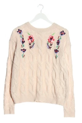 ASOS Jersey de ganchillo Mujeres Jersey Talla EU 34 blanco puro look casual - Imagen 1 de 4