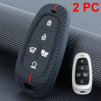 2X For Hyundai Sonata Cruz Palisade 2021 2022 Remote Key Holder Case Cover Shell - Image 1 of 4