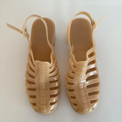 Sandálias de salto alto Angry Monky Wemen's Cristal Jelly, verão. - Imagem 1 de 4