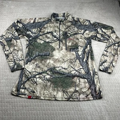 Sylo Mothwing Mountain Mimicry Camo Vented Long Sleeve Quarter Zip Men’s Large - Image 1 of 4