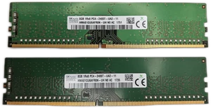 SK HYNIX 16GB DDR4-2400 UDIMM DESKTOP RAM PC4-19200 (2x8GB) - Picture 1 of 6