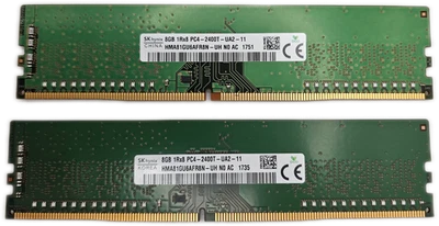 SK HYNIX 16GB DDR4-2400 UDIMM DESKTOP RAM PC4-19200 (2x8GB) - Image 1 of 4