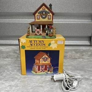 Autumn Accents Vintage 90s Hickory Hill Lighted Country Store - Picture 1 of 6