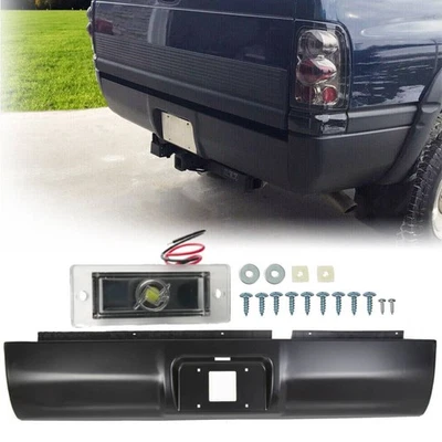 Parachoques trasero Roll Pan para Dodge Ram 1500 2500 3500 1994-2001 camioneta Fleetside Foto 1 de 4