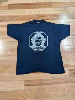 Camisa De Colección Años 80 John Lennon We Miss You Rara Htf Hanes Fifty Fifty EE. UU. XL Foto 1 de 4