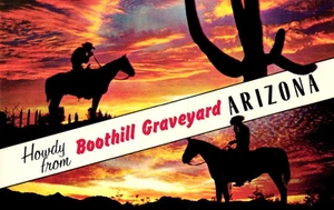 Postcard Boothill Graveyard Arizona - Picture 1 of 2