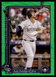 Topps 2025 Topps Chrome Ryan McMahon Colorado Rockies - Picture 1 of 2