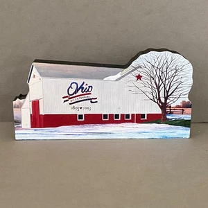Ohio Bicentennial Barn Shelf Sitter Tallmadge Rd. Portage County ~ Sea Pines Art - Picture 1 of 12