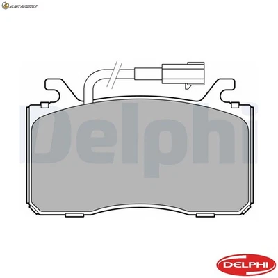 BREMSBELAGSATZ SCHEIBENBREMSE LP3435 FÜR ALFA ROMEO 670050436/052721 2.9L 6cyl - Bild 1 von 4