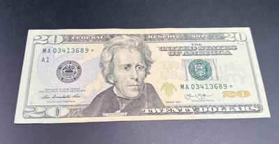 2013 Star * $20 FRN Federal Reserve Note VF Details #689 - Image 1 of 4