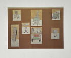 David Hockney Art Print On Card - Los Angeles Studio - February 14 2003 #41