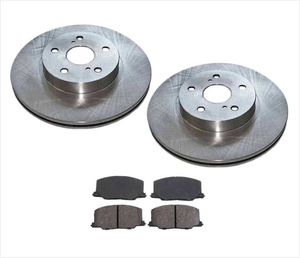 1990-1991 Toyota Celica GT GTS Front Disc Brake Rotors & Brake Pads - Image 1 of 1
