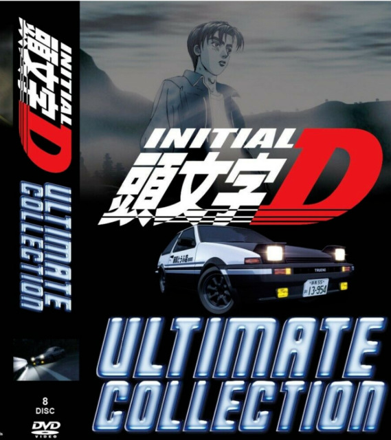 Initial D First Stage Complete First Season 9 Disc Box