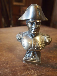 BUSTE DE NAPOLEON EN REGULE PATINE etat parfait - Picture 1 of 3