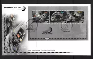 New Zealand/ 2003 America's Cup Yacht Races FDC . New Zealand Post - Picture 1 of 2