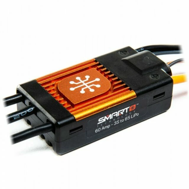 Spektrum Avian 60 Amp Brushless Smart ESC, 3S-6S, IC3, (SPMXAE1060) - Image 1 of 1