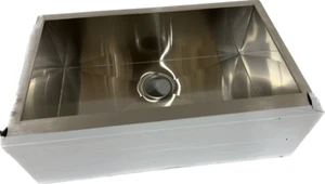 K&B Fixtures Stainless Steel Apron Front Single Sink 27 x 17 1/2" RV- Camper - Picture 1 of 1
