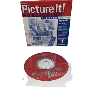 Microsoft Picture It! Publishing Platinum v. 2001 Picture It Computer Disc #5 - Picture 1 of 4