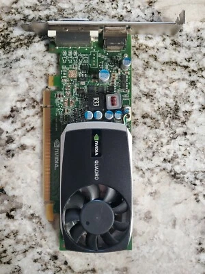 HP NVIDIA Quadro 600 1GB PCIe X16 Graphics Card 671135-001 LOW PROFILE - Image 1 of 4