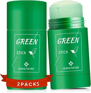 Green Tea Clay Stick for Face: Blackhead Remover Mask with Green Tea Extract Gre - Picture 1 of 6