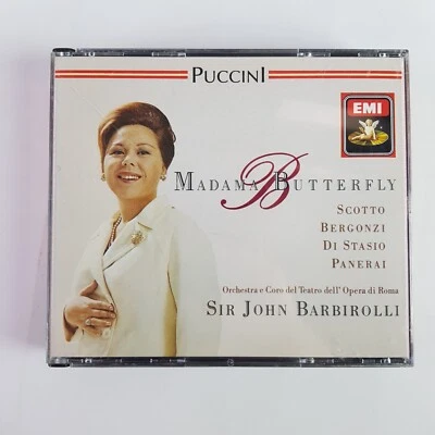 Puccini Madama Butterfly Barbirolli Roma Opera Orchestra Scotto EMI Box Set CD - Image 1 of 4