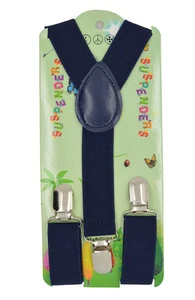 CUTE Baby Toddler Kids Children Boys & Girls Y-Back Elastic Suspenders 29 COLORS - Picture 1 of 26