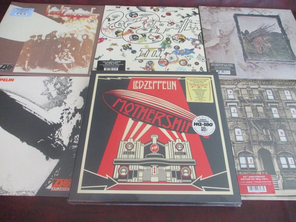 Mothership [LP] by Led Zeppelin (Vinyl, Aug-2008, 8 Discs, Atlantic USA)