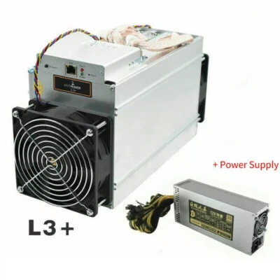 Bitmain Antminer L3+ APW 3+ With Power Supply , Scrypt (LTC, DOGE) 504 MH/s - Image 1 of 4