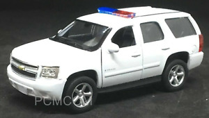 Welly Aprox 1/43 2008 Chevrolet Tahoe Police SUV BLANK WHITE 43607PWWH-D-MJ