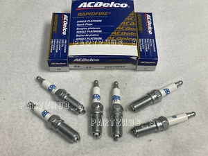 Set Of 6 Spark Plugs AcDelco For Chevrolet Traiblazer EXT GMC Envoy XUV 4.2L L6 - Picture 1 of 4