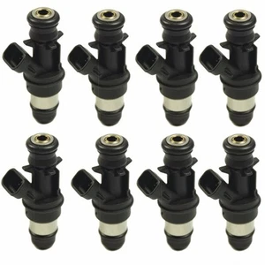 Set of 8 28lb Fuel Injectors for GMC Cadillac & Chevrolet 4.8L 5.3L 6.0L 01-07 - Picture 1 of 8