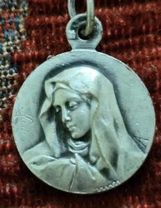 Our Lady Of Sorrows Vintage & New Holy Medal Catholic Jesus Virgin Mary France - Picture 1 of 2