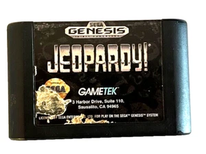 Cartucho de juego Sega Genesis Jeopardy (1992) solamente - Imagen 1 de 4
