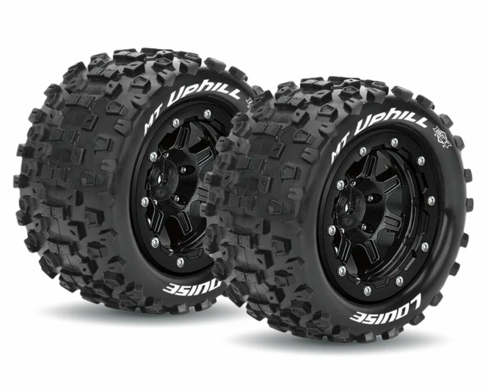 Louise MT-UPHILL Max.8 1/10 soft Felge schwarz 17mm 1/2 Offset - LOUT3330SB