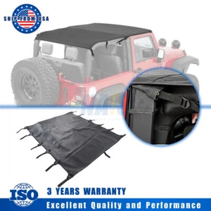 Full Cover Anti-UV Soft Roof Sun Shade Top Cover For Jeep Wrangler TJ 1997-2006 - Picture 1 of 14