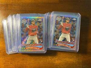 Dback rifrattore Mojo 2024 Topps Serie 1 Jordan Lawlar #T89C-100 RC 1989 quantità - Foto 1 di 2