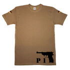 BW Tropen P 1 Pistolet P 38 Ręczna broń palna Gun_oryginalna koszulka tropikalna #14653