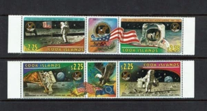Cook Islands: 1994, 25th Anniversary of Manned Moon Landing, MNH set - Picture 1 of 1