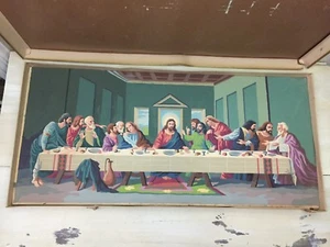 LA ÚLTIMA CENA - PINTURA POR NÚMERO De Colección Artesanal Maestro Pintura al Óleo, Caja Original - Imagen 1 de 12