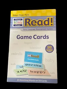 Your Baby Can Read Game Cards Robert Titzer Ph.D. Memory - Picture 1 of 2