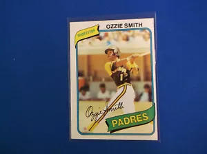 1980 Topps Baseball # 393 Ozzie Smith EX + 2nd year card upper right cor. ding - Picture 1 of 2