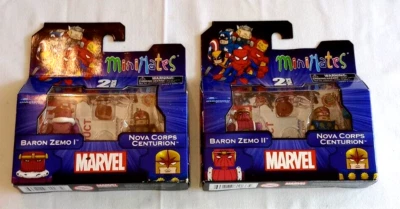 Minimates MARVEL "BARON ZEMO I, II & NOVA CORPS CENTURION - Nuevo, Ver Desc. Foto 1 de 4