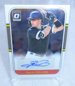 2021 Donruss Optic Zack Collins 1987 Retro Signatures Auto Card #RS87-ZC SOX