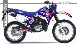 YAMAHA DT125R DT200R 1988 - 1992 MAXCROSS GRAPHICS KIT DECAL FULL Sticker MSP1 - Picture 1 of 2