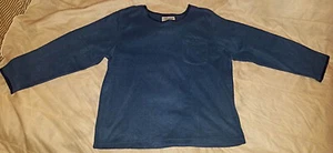 Supple Sapphire Blue Chamois Blouse; Size XL; Polyester - Picture 1 of 3