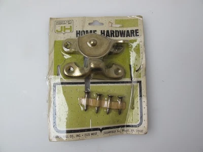 Cerradura de marco con acabado de latón para herrajes para el hogar vintage Foto 1 de 4