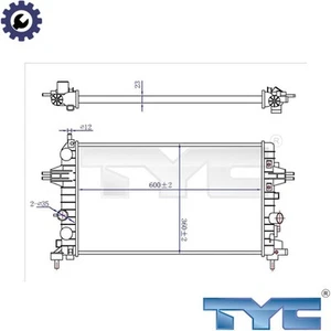 RADIATOR ENGINE COOLING 725-0036-R FOR OPEL ZAFIRA/FAMILY/B/Box/Body/MPV 1.8L - Picture 1 of 6