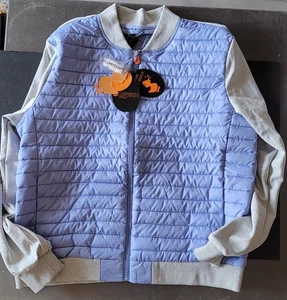 Save the Duck Unisex Burn Plumtech Blue Jacket Size XL Full Zip Long Sleeve - Picture 1 of 8